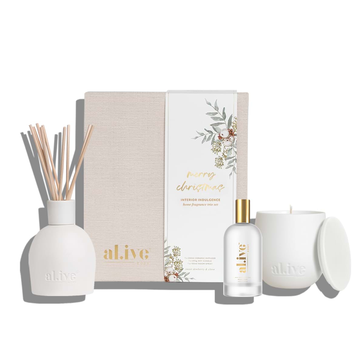 Interior Indulgence gift set - Sweet Dewberry & Clove $167.00